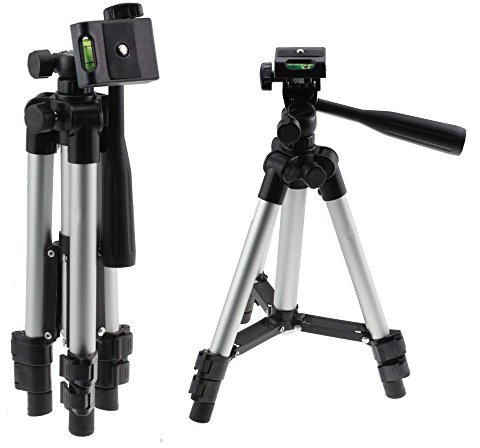 Navitech Trépied en Aluminium léger Compatible avec Nikon D610 / Nikon COOLPIX P600 / Nikon D3300