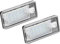 Aramox LED License Plate Lamp, 2Pcs Car Led Number Hop-Lpl0114 Plate Lamp Bulb Kit For S3 A4 S4 B6 B7 A6 C6 S6