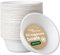 HAAGO 50 bols en canne à sucre compostable à la maison - bols en papier, jetables pour aliments chauds et froids, à dessert et à soupe pour les fêtes - 500ml