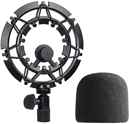 Blue Yeti und Yeti Pro Mikrofon Spinne mit Popschutz, Legierung Mikrofonspinne Reduziert Vibration und Verbessert die Aufnahmequalität von YOUSHARES