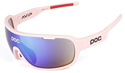 applemi Sports Cycling Glasses Polarized Sunglasses,Interchangeable lenses,UV 400 Protection,HD anti-fog Sports Sunglasses For Cycling, Fishing, Running, Driving, Golf-D