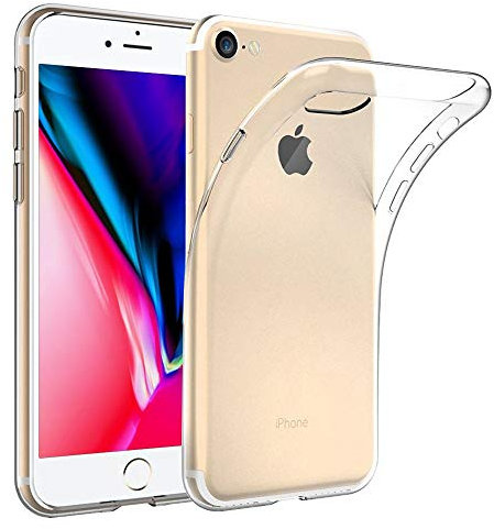 ANNART Coque pour Apple iPhone Se (2020) 4.7/ SE2, Coque Silicone Gel Souple Ultra Fine pour Apple iPhone Se (2020) 4.7/ SE2/ Se (2nd Generation) - Transparent