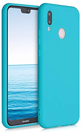 kwmobile Custodia Compatibile con Huawei P20 Lite Cover - Back Case per Smartphone in Silicone TPU - Protezione Gommata - ghiaccio freddo