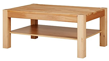 Möbeldesign Team 2000 GmbH Couchtisch Wohnzimmertisch kernbuche massiv, geölt, 1202-43