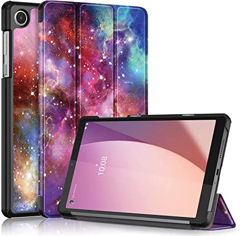 TOPCASE Hülle für Lenovo Tab M8 (4th Gen) 8 Zoll 2022 TB300FU,Schlank Slim Hülle Schutzhülle mit Standfunktion,Galaxy