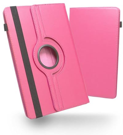 UC-Express Tablet Schutzhülle - kompatibel mit Allen 10-10.1-10.2-10.3-10.4-10.5-10.6-10.8-10.9-11 Zoll Geräten - 360 Grad Hülle für Tablets - ultradünne Tablettasche - Tablet Case, Farben:Pink