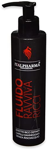 Italpharma Fluido Ravvia Ricci 200 effetto ricci definiti capelli danneggiati senza risciacquo 200 ml