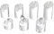 FINGERINSPIRE 7 Stück klarer Acryl-Ring-Ausstellungsständer Säulenring-Display-Halter Ring-Vitrinen-Display-Halter Schmuck-Organizer für Messeausstellung Durchmesser 25 mm(7 Höhen 20~47 mm)