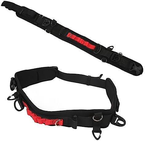 Yunseity Camera Straps for Photographer, Nylon Adjustable Camera Harness Utility Belt Strap, Waist Strap with Buckle for DSLR Cameras, Accessories