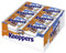 Knoppers Erdnuss – 24 x 25g – Gefüllte Waffelschnitte mit Erdnusscreme, feinsalzigen Erdnussstückchen und leckerer Milchcreme