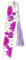 Gänseblümchen-Epoxid-Lesezeichen Getrocknete Blumen-Harz-Lesezeichen Gepresste Blumen-Lesezeichen Transparentes Blumengetrocknete Blumen-Seitenmarkierungs-Acryl-Lesezeichen Lila Gänseblümchen