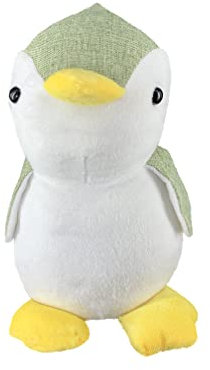 Türstopper für Boden, schwer, Tiere, Kinder, modernes Design, dekorative Katze Sandsack, Gewicht 0,8 kg (Pinguin grün)