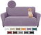 Lydevo Stretch Sofabezug 3 Sitzer Sofa überzug Neu Jacquard Taktiles Upgrade Sofahusse Elastisch Waschbar Sofabezug Mit Armlehnen mit 2 Stücke Kissenbezug,Taktiles Jacquard#Lila