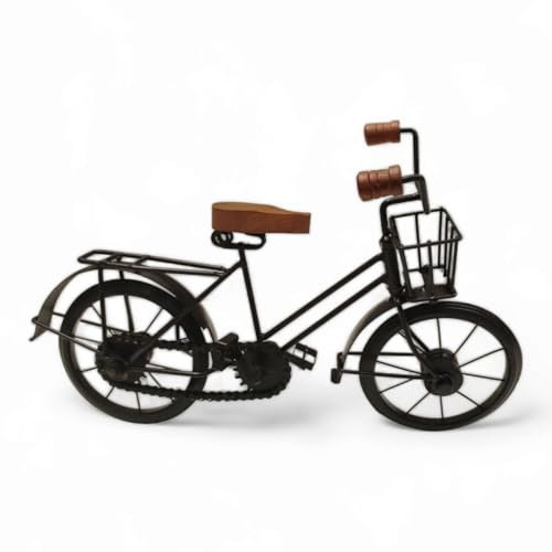 FTWDesign Dekoartikel Damen Fahrrad Deko-Objekt aus Metall in Schwarz