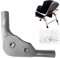 BYUTFA Stuhl-Sofa-Scharnier, 180 Grad, 5 Ebenen, Ersatzteile, Metall, faltbar, Hebe-Rückenlehne, Zubehör für Schlafsofa
