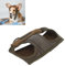 Fliegermütze für Hunde, Kaschmirfutter, Hunde-Winter-Pilotenmütze, Retro-Kaschmir-Haustier-Wintermütze mit Ohrenklappen für Partys, Tägliche Spaziergänge (Brown)