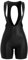 LAMEDA Fahrradhose Damen Gepolsterte Kurz Trägerhose Fahrrad Sommer Bib Shorts Atmungsaktiv Elastisch Radhose mit Sitzpolster für Radfahren Rennrad Schwarz XL