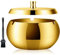 Geoyien Aschenbecher mit Deckel, aschenbecher für draussen, Aschenbecher Mit Reinigungsbürste, winddicht, geruchsdicht, waschbar, Edelstahl aschenbecher für Wohnzimmer Gärten Büros Balkone (Gold)