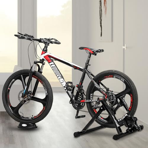 VDLLQYN, Fahrrad-Rollständer for Fahrrad-Rallye-Training, Indoor-Reiten, Radfahren, stationäre Fahrradständer, Trainer,Fahrradtrainer