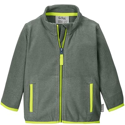 first instinct by killtec Kinder Fleecejacke mit Stehkragen FIOS 1 MNS FLC JCKT, oliv, 86/92, 42889-000