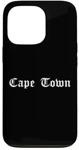 Cape Town, Gothic Type Hülle für iPhone 13 Pro