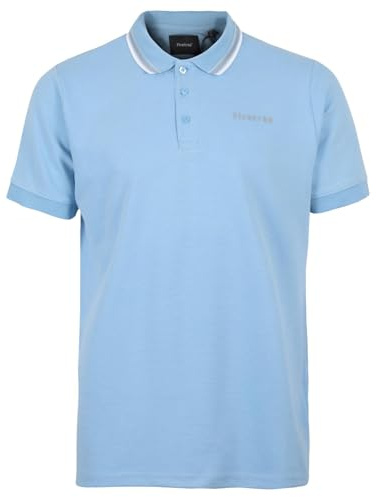 Firetrap Mens Polo T Shirt Cotton Short Sleeve Summer Wear with Ribbed Tipping Collar, Breathable Fabric, Stylish Fit for Casual, Office & Outdoor Use