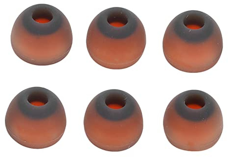 Culnflun 6Pcs Hybrid Silicone Memory Foam Ear Tips, Universal Replacement Earbuds for 4.5mm-6.0mm Earphones (S/M/L Sizes)