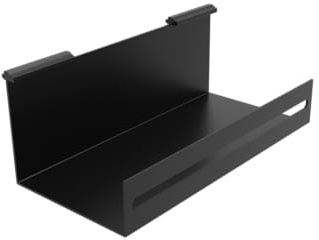kalb | Lamina Papierrollenhalter schwarz Aluminium Zubehör für Lamina Relingsystem Küche Bad, Küchenrollenhalter für Küchenreling Reling System Wandorganisation