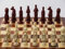 Berkeley Chess Camelot Ornamental Chess Set (Cream and red, Board not Included)