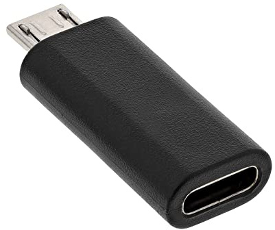 InLine 33302I USB 2.0 Adapter, Micro-USB Stecker auf USB Typ-C Buchse