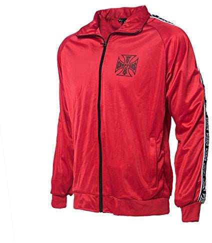 WEST COAST CHOPPERS Herren Trainingsjacke OG Red, Größe:M, Farbe:red