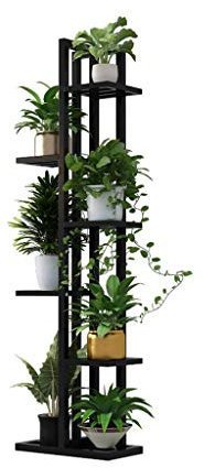 Retro Mitte des Jahrhunderts Blumenständer,Innen 6 Etagen Dekorativ Für Blumenleiter,Garten Aus Aus Metall Dekorativ Für Pflanzentreppe,