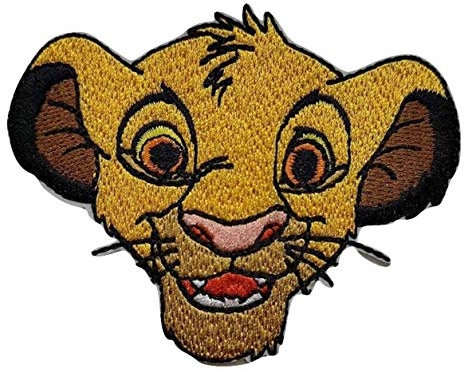 Lion king Simba Embroidered Cloth Iron On Patch