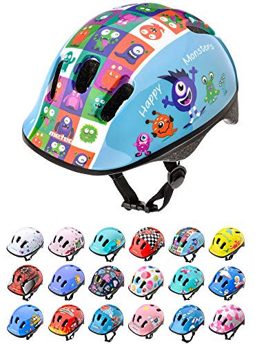 meteor® Kinderfahrradhelm Sicherer Fahrradhelm Kinder-Helm rollerhelm Jungen kinderfahrradhelm für Mountainbike Inliner skaterhelm BMX fahradhelm Scooter Kinder Bike Helmet