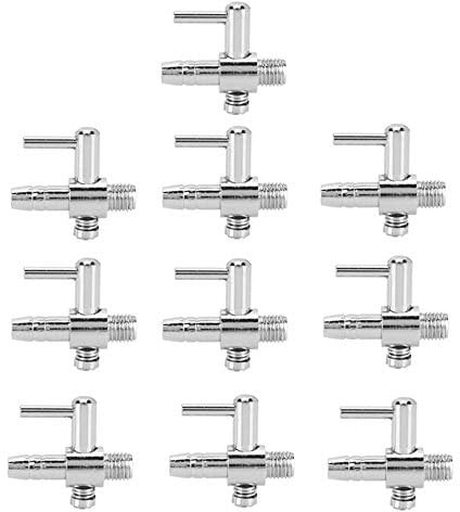 NA 10 Pieces Flow Control Valve Aquarium Air Flow Control Lever Pump Double Way Valve for Aquarium Fish Tank