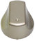 Manopola Hotpoint Ariston Indesit - colore argento silver C00276351-482000031317 - per cucina piano cottura a gas - M0237 - Prodotto originale