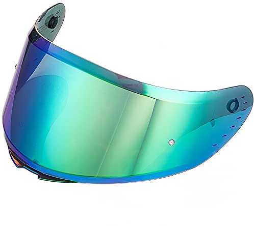 ILM Casques de Moto Accessoires Visières Modèle ILM-Z501(Visière Teintée, Verte)