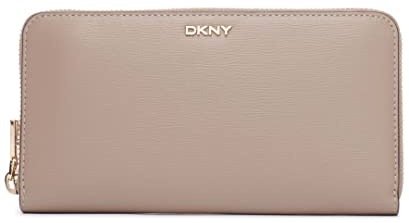 DKNY Women's Standard Womens Bags Wallet, Y8R - LT Toffee/SLVR, 1