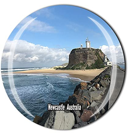Newcastle Australia Fridge Magnet Crystal Tourist Souvenir Gift Collection Refrigerator Magnetic Sticker