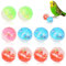 4 cm/1,6 Zoll Vogelbälle 10 Stück Vogelspielzeug Plastikbälle Kauspielzeug mit Glöckchen, Pet Bite Jingle Ball Kauball Papageien Beißball für Vögel Wellensittiche Kätzchen Haustiere Hamster Katzen