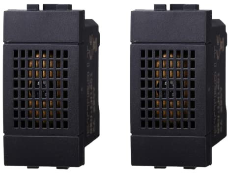 2 Pezzi Suoneria, Compatibile Con Bticino Living Light (Nero)