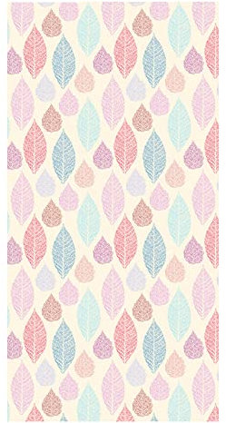 3D Regenbogen Folie Fenster,Glasdekorfolie, PVC,für Badezimmer Kinderzimmer Küche,60x200cm Schlafzimmer, Wohnzimmer, Esszimmer, Büro, Hotels, Klassenzimmer.Farbige Blätter