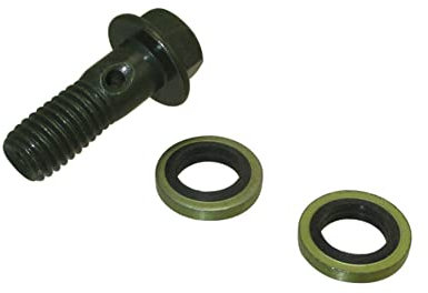 STONEDER 8 mm Banjo-Schraube M8 x 1,25 mm für Motorradbremse, Hauptbremszylinder, ATV, Quad, Dirtbike, Go-Kart (2)