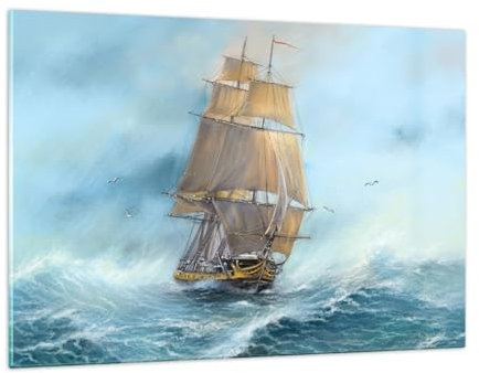 Bilder auf Glas 120x80cm Wandbild Glasdruck Maritim Landschaften - 5541