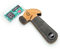 Green & Wilds Eco-Friendly Natural Dog Toy - Hugo The Hammer - Suede & Jute Sustainable Chew Toy