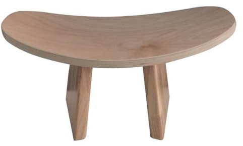 BURLOE Meditationsbank, Tragbarer Meditationshocker Abgewinkelter Ergonomischer Sitz Runden Kanten Handgefertigt Umweltfreundlich Kniend Holz Kniendes Gebet,2,M