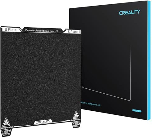 Creality Offizielle K1 Max PEI Bauplatte 315x310 mm, Beschichtete PEI Plattform Flexible PEI Platte, Strukturierter Federstahl Bettplatte für K1 Max/Ender 3 S1 Plus/3 V3 Plus (ohne Magnetische Basis)