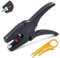 Fleymu Pinza per Sbucciare Automatico, Spelafili Elettricista, con 1 Pezzo Coltello per Legare i Fili, Multifunzione, Pinza Spelafili Multifunzione con Autoregolanti, per Cavi,Fili 0,03-10mm²