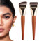 Fixleren Lot de 2 Pinceau Fond De Teint Fluide,Professionnel Kabuki Pinceaux pour le visage,Pour Appliquer & Estomper tous types de Maquillage Fuide.