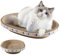 Generisch Ovaler Katzenkratzer,Ovales Katzenkratzbretter Schüssel Nest,Katzen Kratzbrett,Corrugated Lounge Kratzpappe für Katzen Bett,Katzen Kratzmöbel für Couch